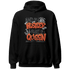 Georgia Peach 3s Hoodie Match Hustler Heart Queen - NastyJamz