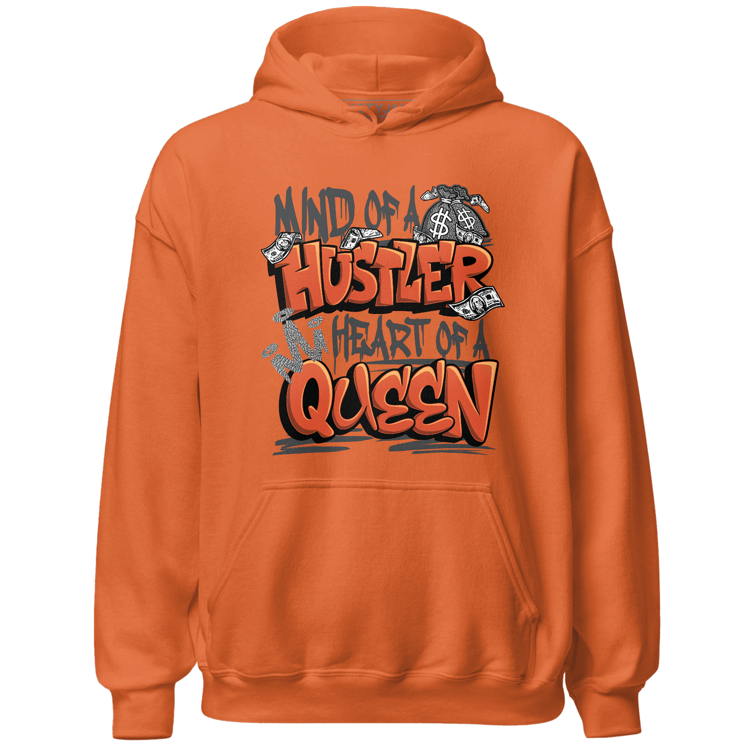 Georgia Peach 3s Hoodie Match Hustler Heart Queen - NastyJamz