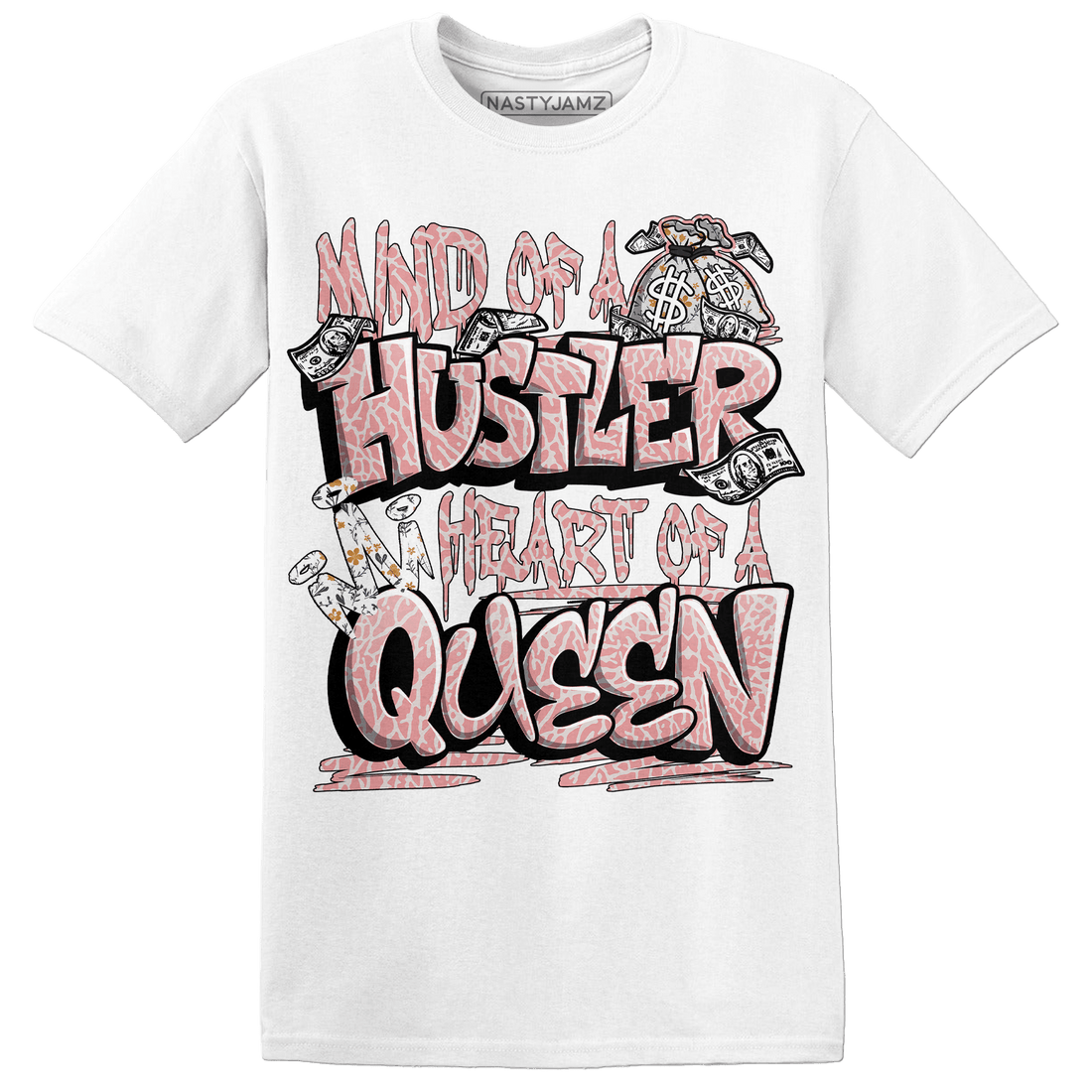 Red Stardust 3s T Shirt Match Hustler Heart Queen - NastyJamz