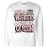 Red Stardust 3s Sweatshirt Match Hustler Heart Queen - NastyJamz