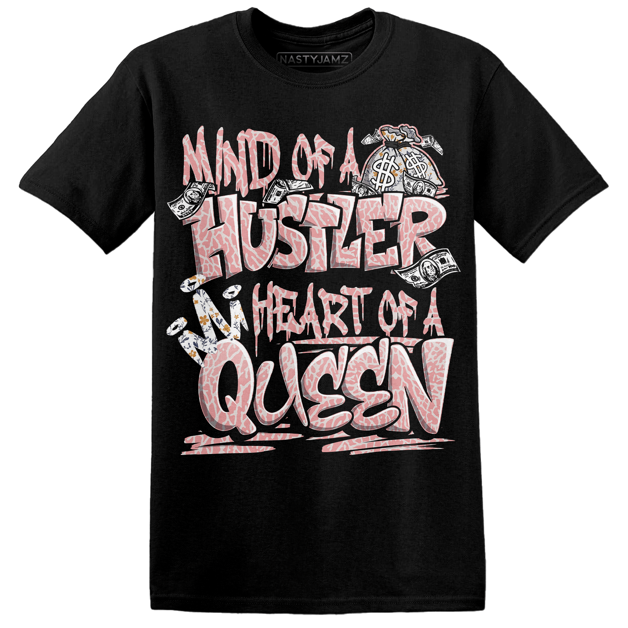 Red Stardust 3s T Shirt Match Hustler Heart Queen - NastyJamz