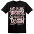 Red Stardust 3s T Shirt Match Hustler Heart Queen - NastyJamz