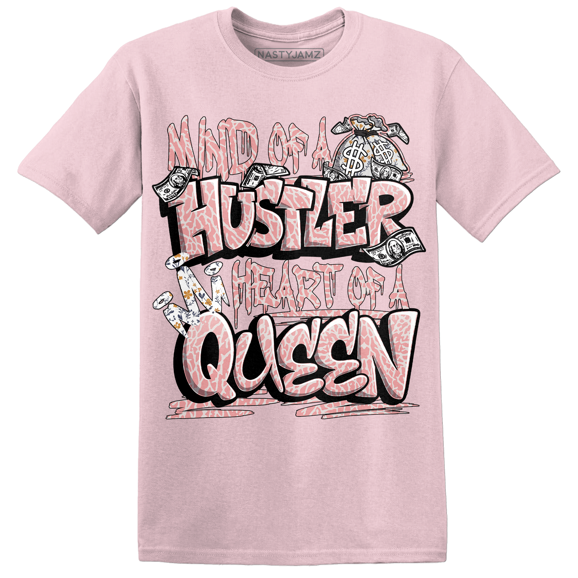 Red Stardust 3s T Shirt Match Hustler Heart Queen - NastyJamz
