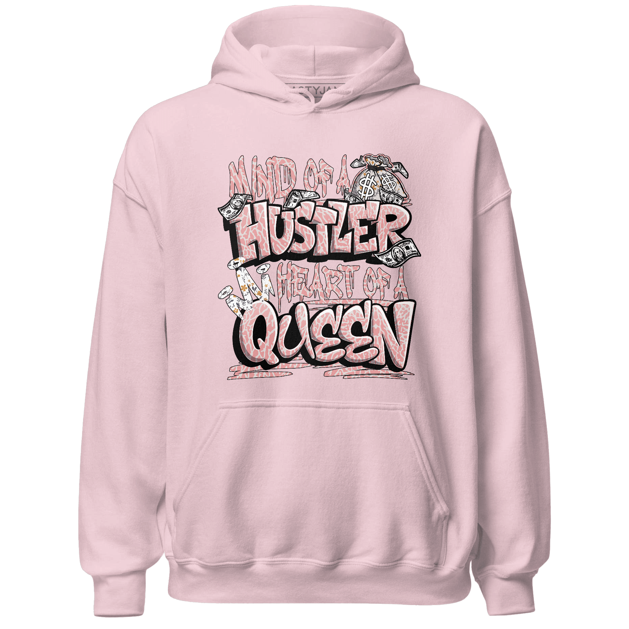 Red Stardust 3s Hoodie Match Hustler Heart Queen - NastyJamz