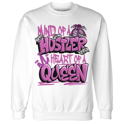 GS Hyper Violet 4s Sweatshirt Match Hustler Heart Queen - NastyJamz