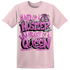 GS Hyper Violet 4s T Shirt Match Hustler Heart Queen - NastyJamz