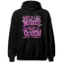 GS Hyper Violet 4s Hoodie Match Hustler Heart Queen - NastyJamz