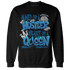 Industrial Blue 4s Sweatshirt Match Hustler Heart Queen - NastyJamz