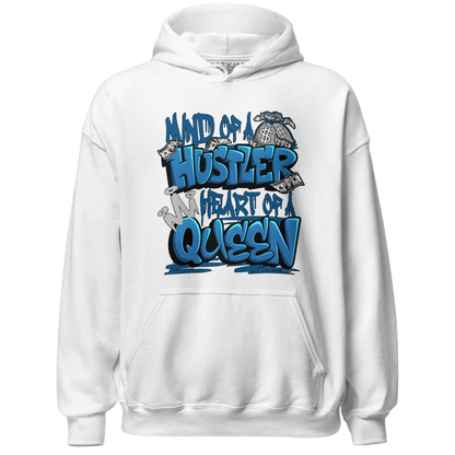 Industrial Blue 4s Hoodie Match Hustler Heart Queen - NastyJamz