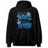 Industrial Blue 4s Hoodie Match Hustler Heart Queen - NastyJamz
