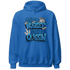 Industrial Blue 4s Hoodie Match Hustler Heart Queen - NastyJamz