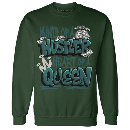 Oxidized Green 4s Sweatshirt Match Hustler Heart Queen - NastyJamz