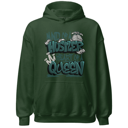 Oxidized Green 4s Hoodie Match Hustler Heart Queen - NastyJamz