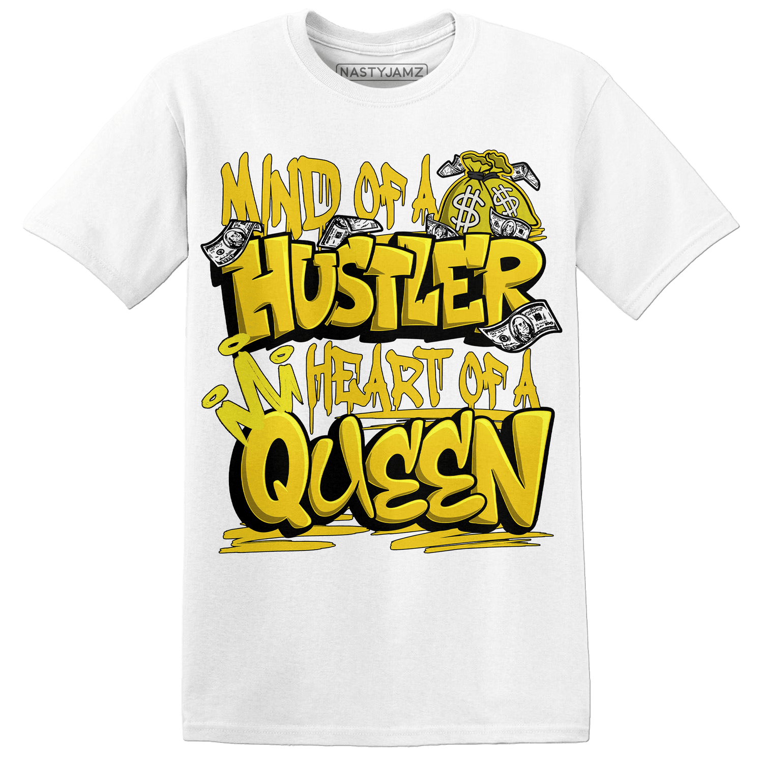 Vivid Sulfur 4s T Shirt Match Hustler Heart Queen - NastyJamz