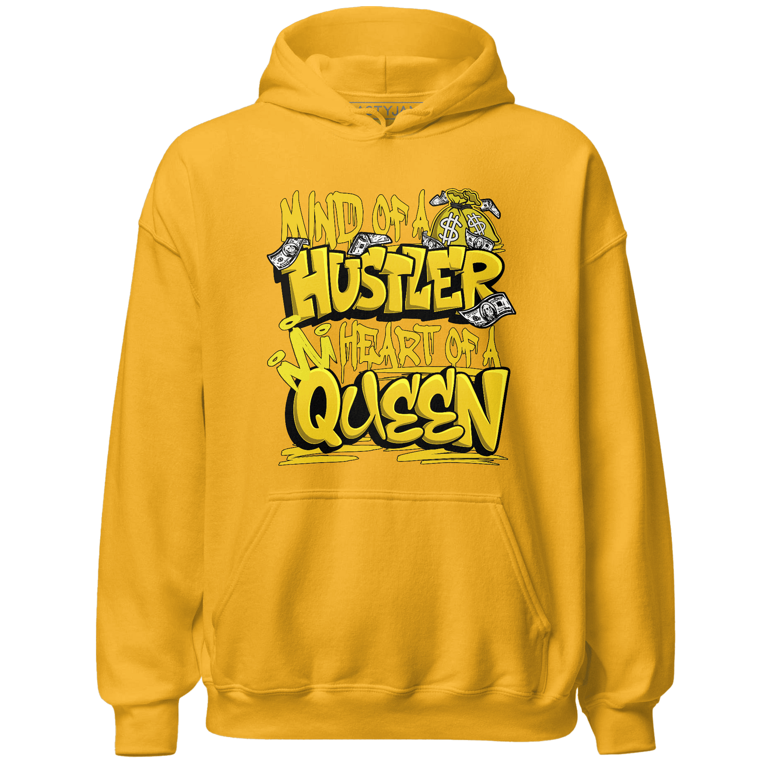 Vivid Sulfur 4s Hoodie Match Hustler Heart Queen - NastyJamz