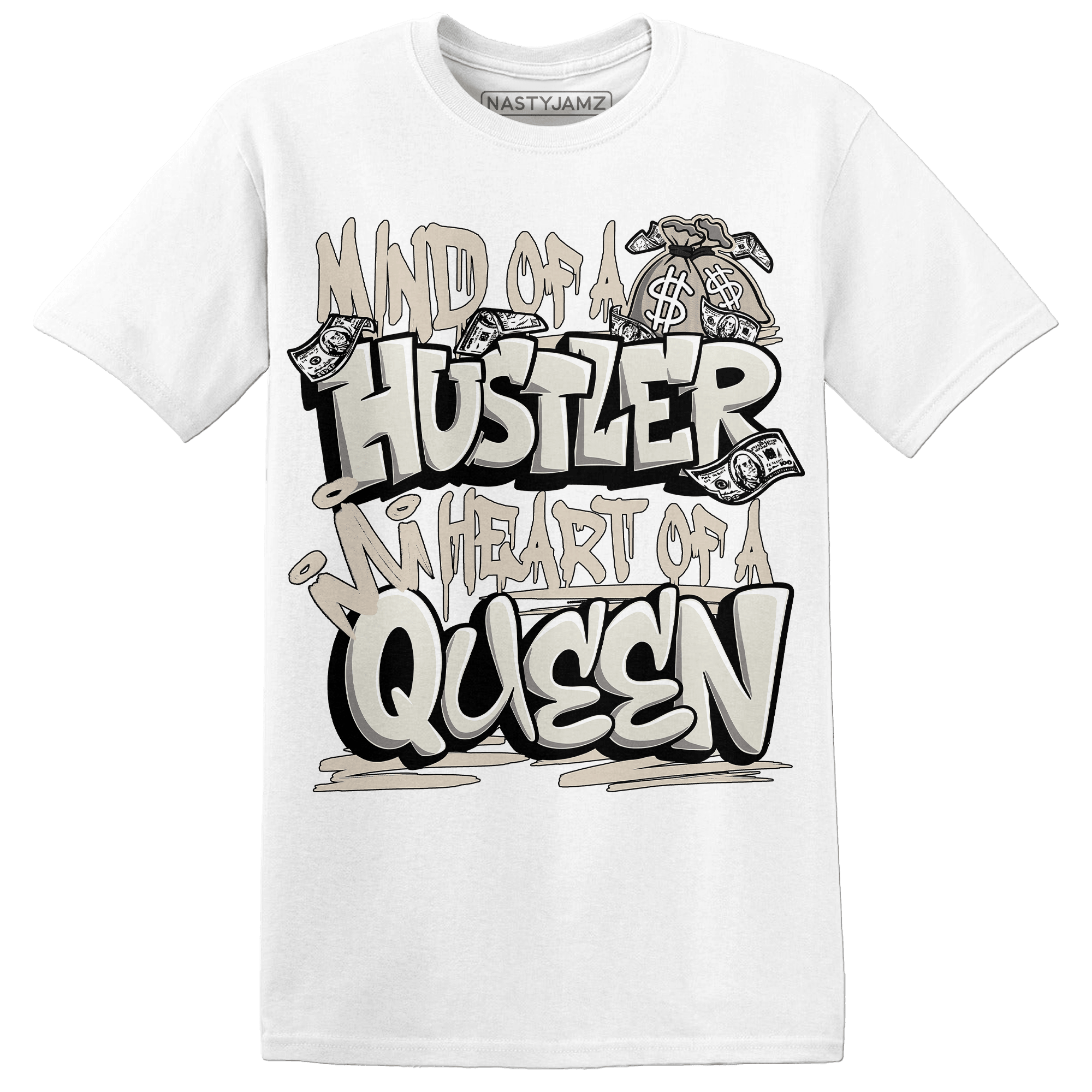 SE Sail 5s T Shirt Match Hustler Heart Queen - NastyJamz