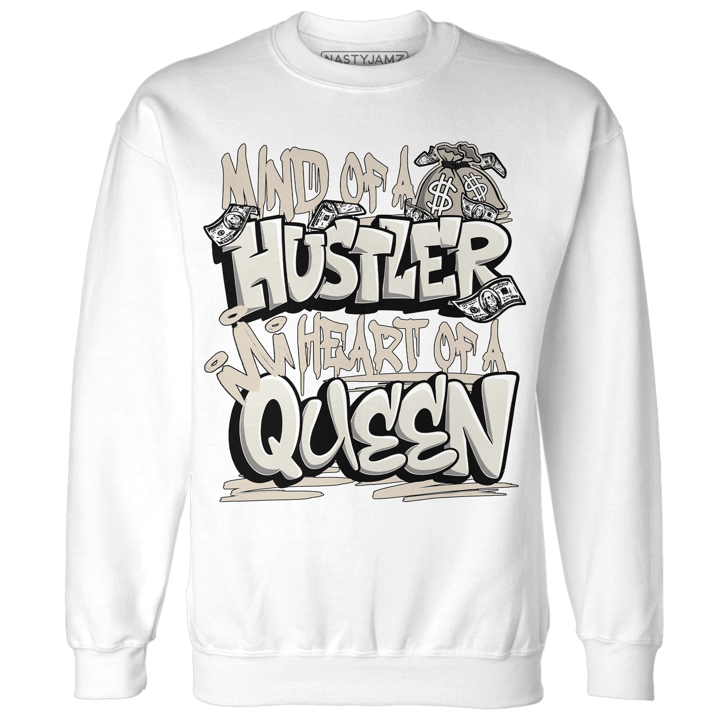 SE Sail 5s Sweatshirt Match Hustler Heart Queen - NastyJamz