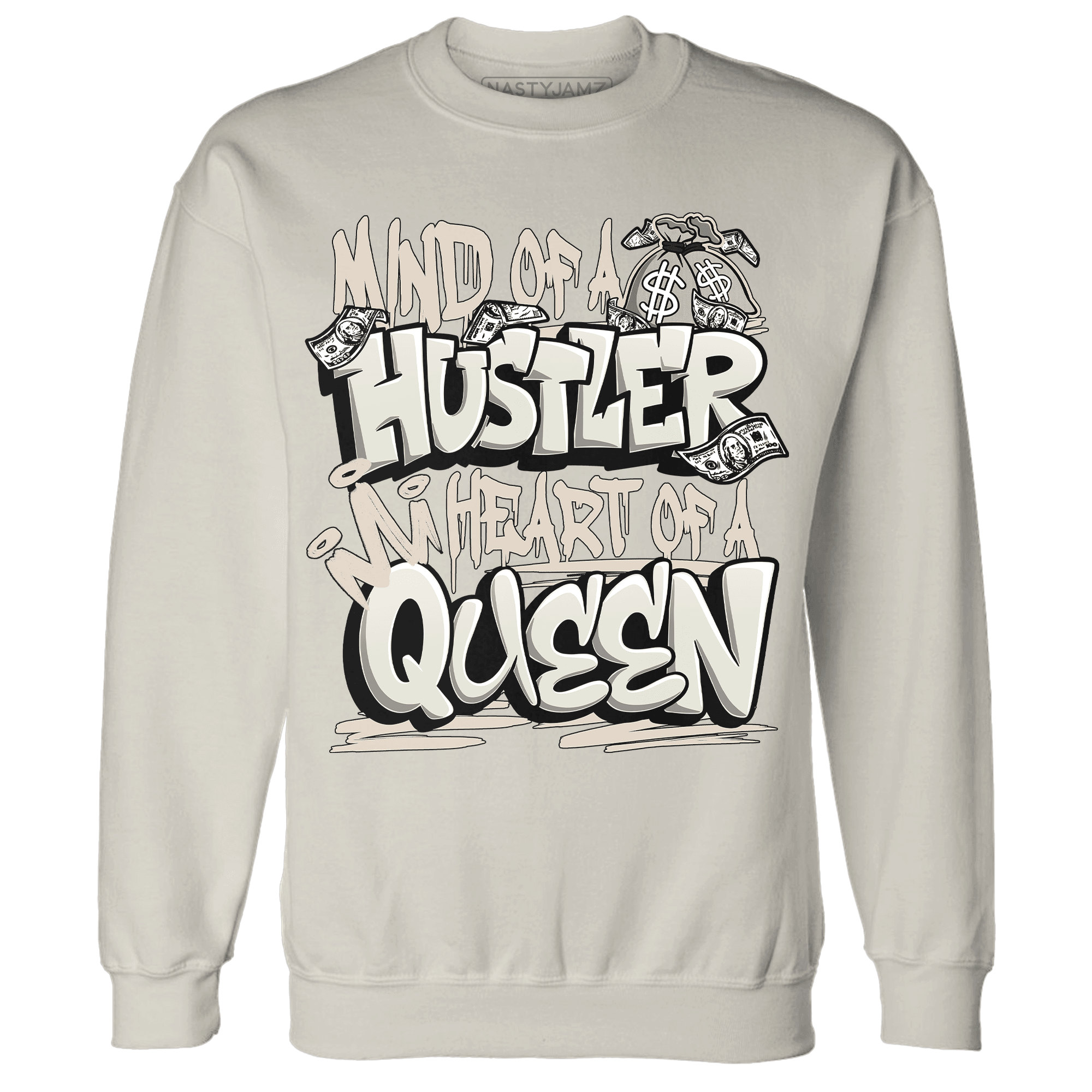 SE Sail 5s Sweatshirt Match Hustler Heart Queen - NastyJamz