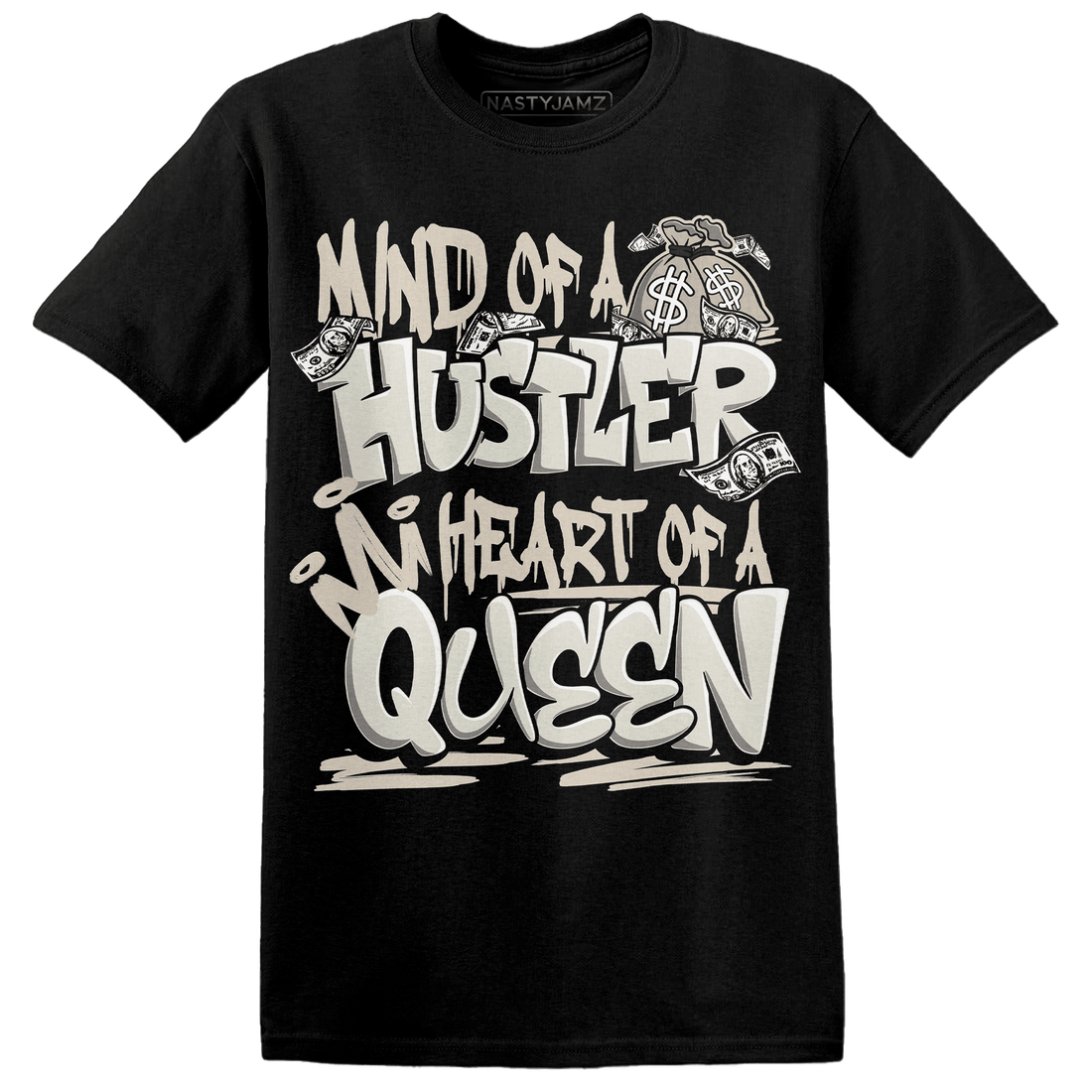 SE Sail 5s T Shirt Match Hustler Heart Queen - NastyJamz