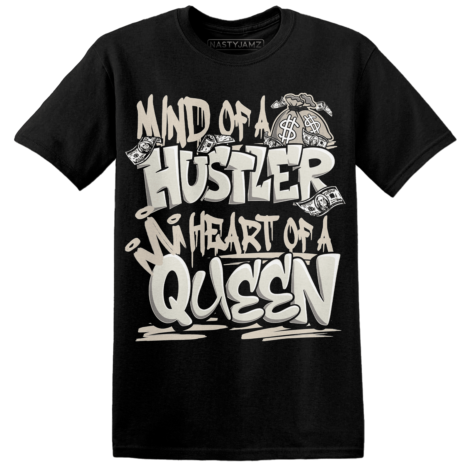 SE Sail 5s T Shirt Match Hustler Heart Queen - NastyJamz