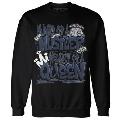 White-Navy-6s-Sweatshirt-Match-Hustler-Heart-Queen