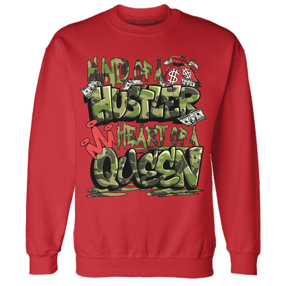 AM-90-Dark-Sage-Solar-Red-NastyJamz-Sweatshirt-Match-Hustler-Heart-Queen