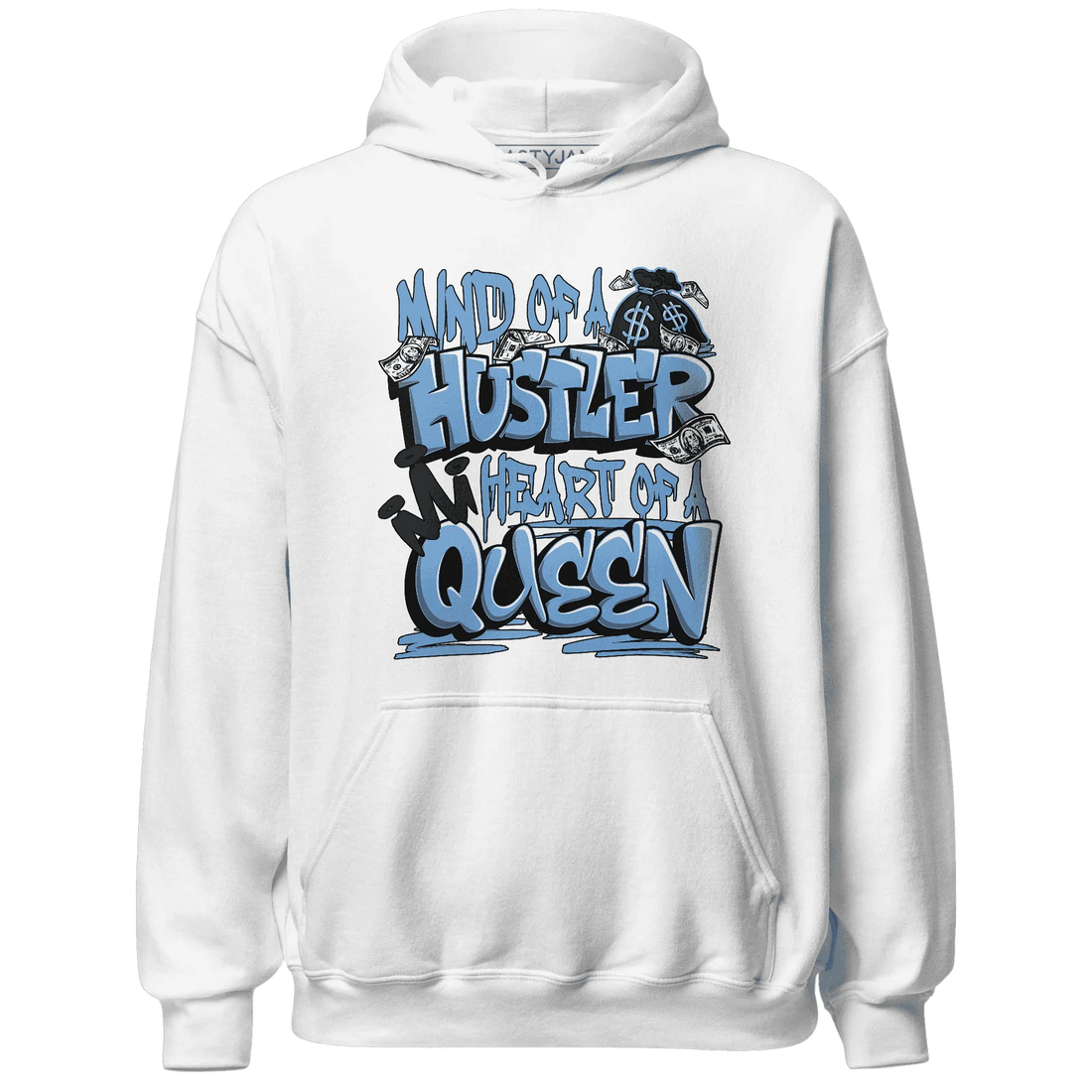 NastyJamz-AM-Plus-Black-Univercitii-Blue-Hoodie-Match-Hustler-Heart-Queen