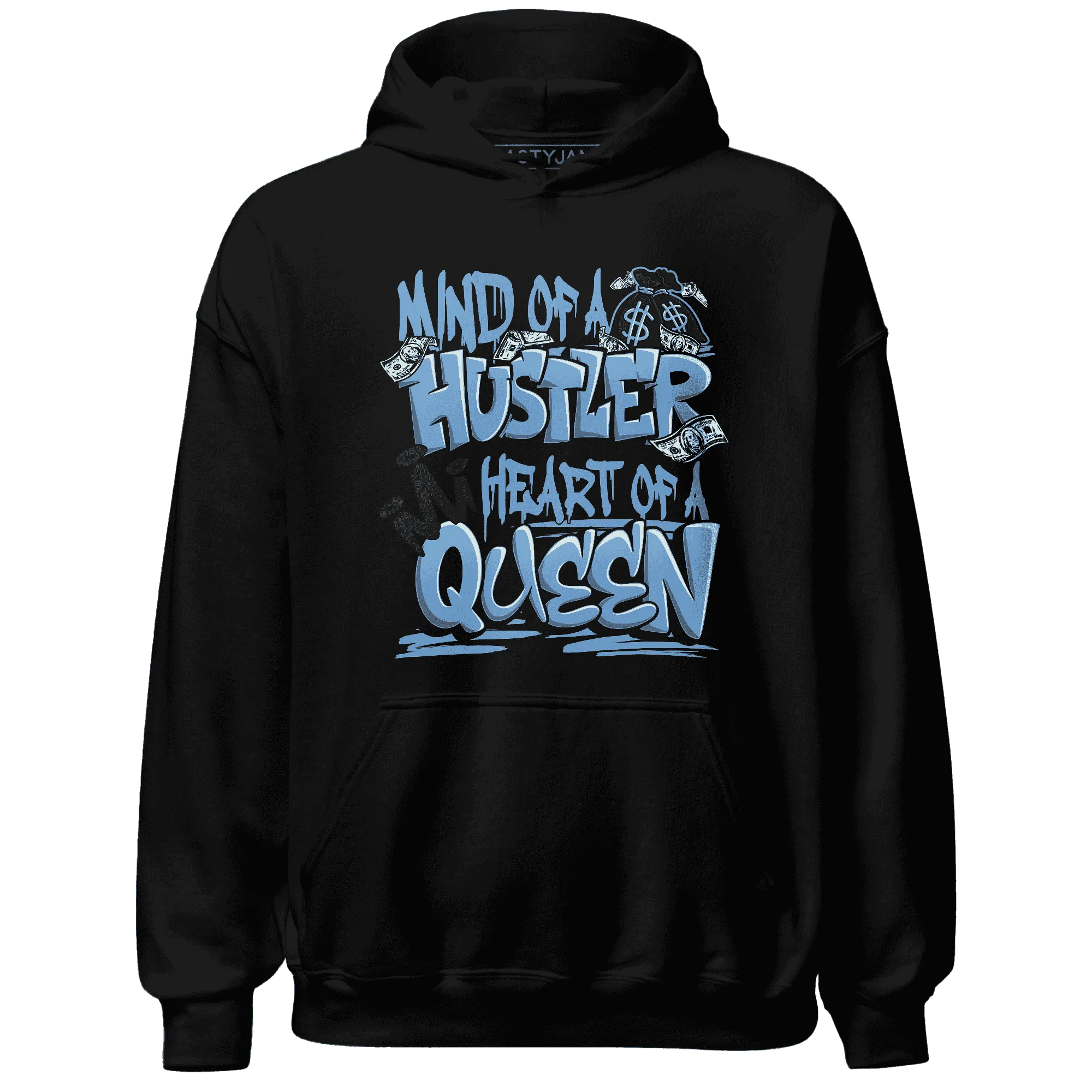NastyJamz-AM-Plus-Black-Univercitii-Blue-Hoodie-Match-Hustler-Heart-Queen