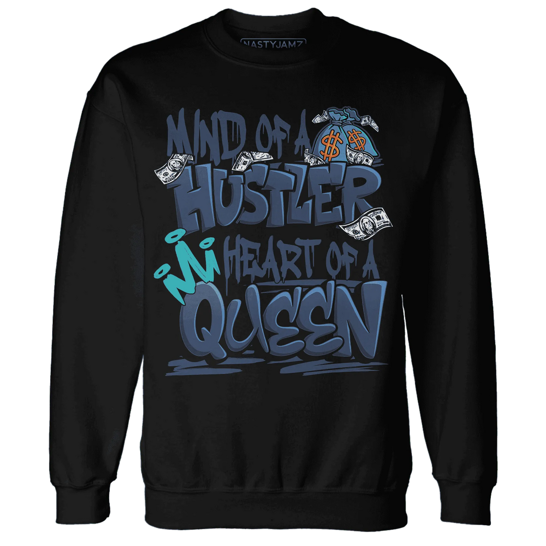 NastyJamz-AM-Plus-Drift-Midnight-Navy-Total-Orange-Dusty-Cactus-Sweatshirt-Match-Hustler-Heart-Queen