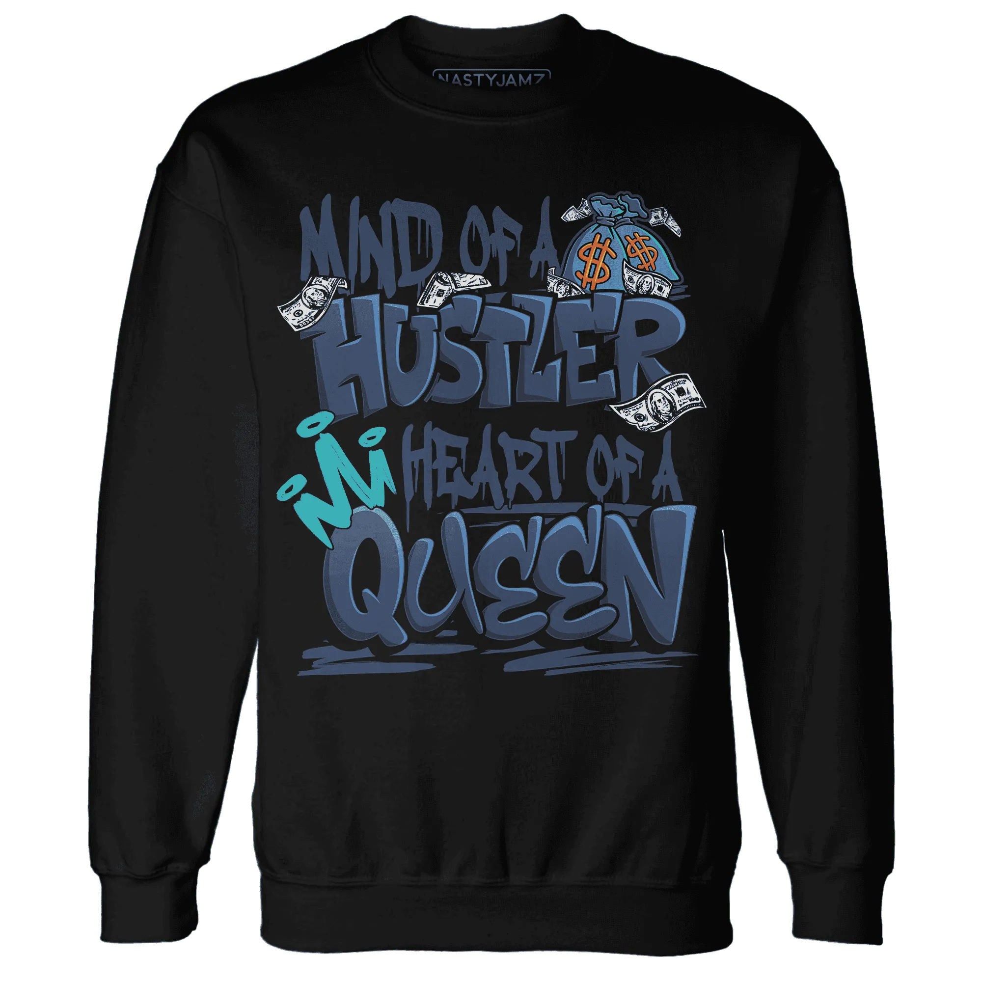 NastyJamz-AM-Plus-Drift-Midnight-Navy-Total-Orange-Dusty-Cactus-Sweatshirt-Match-Hustler-Heart-Queen
