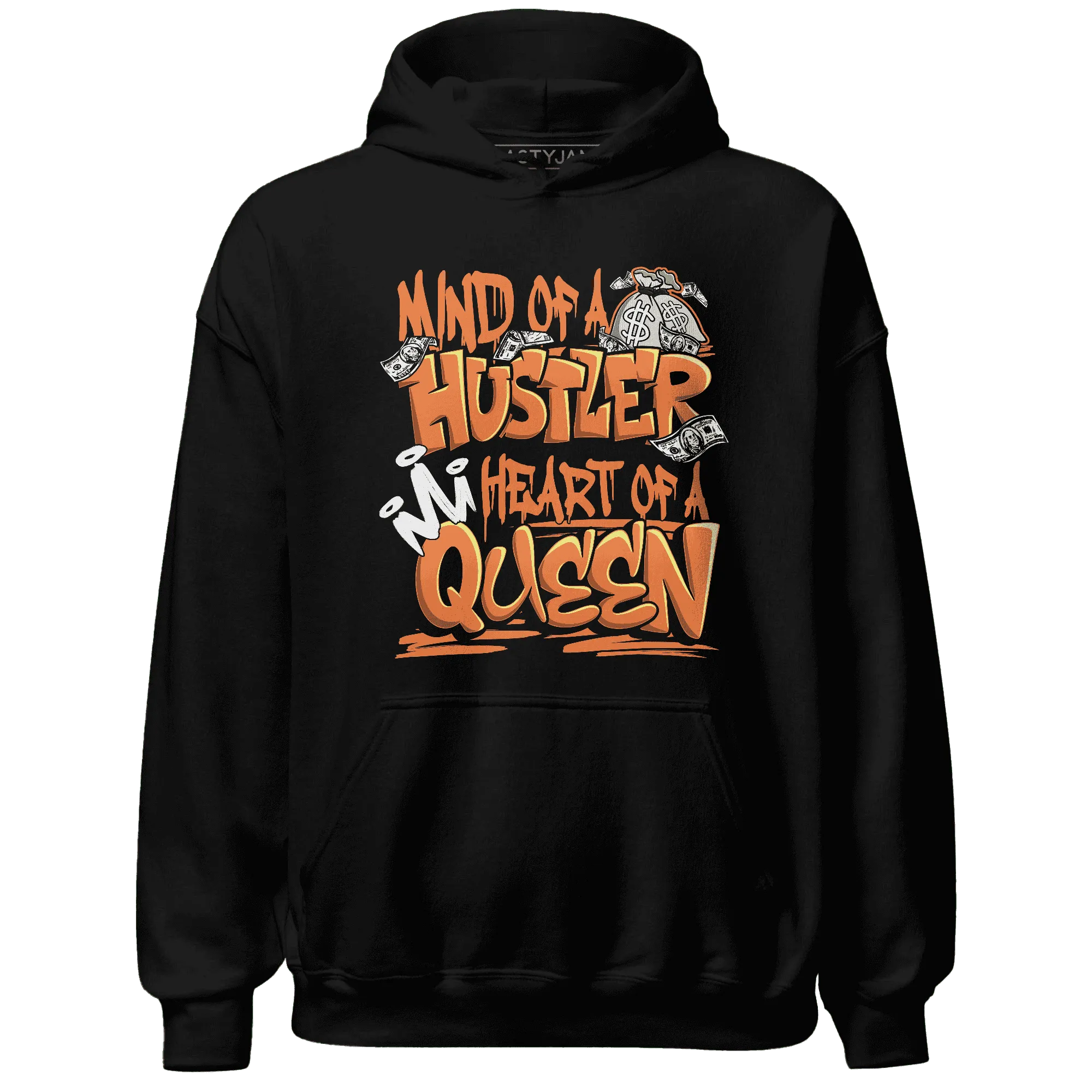 NastyJamz-AM-TW-White-Orange-Hoodie-Match-Hustler-Heart-Queen