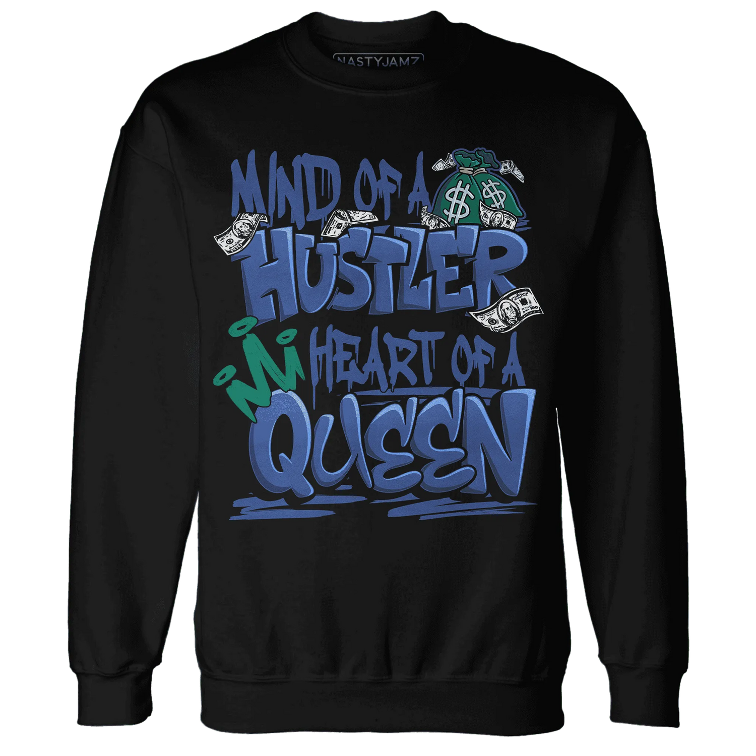 Dunk-Hyper-Royal-Malachite-NastyJamz-Sweatshirt-Match-Hustler-Heart-Queen