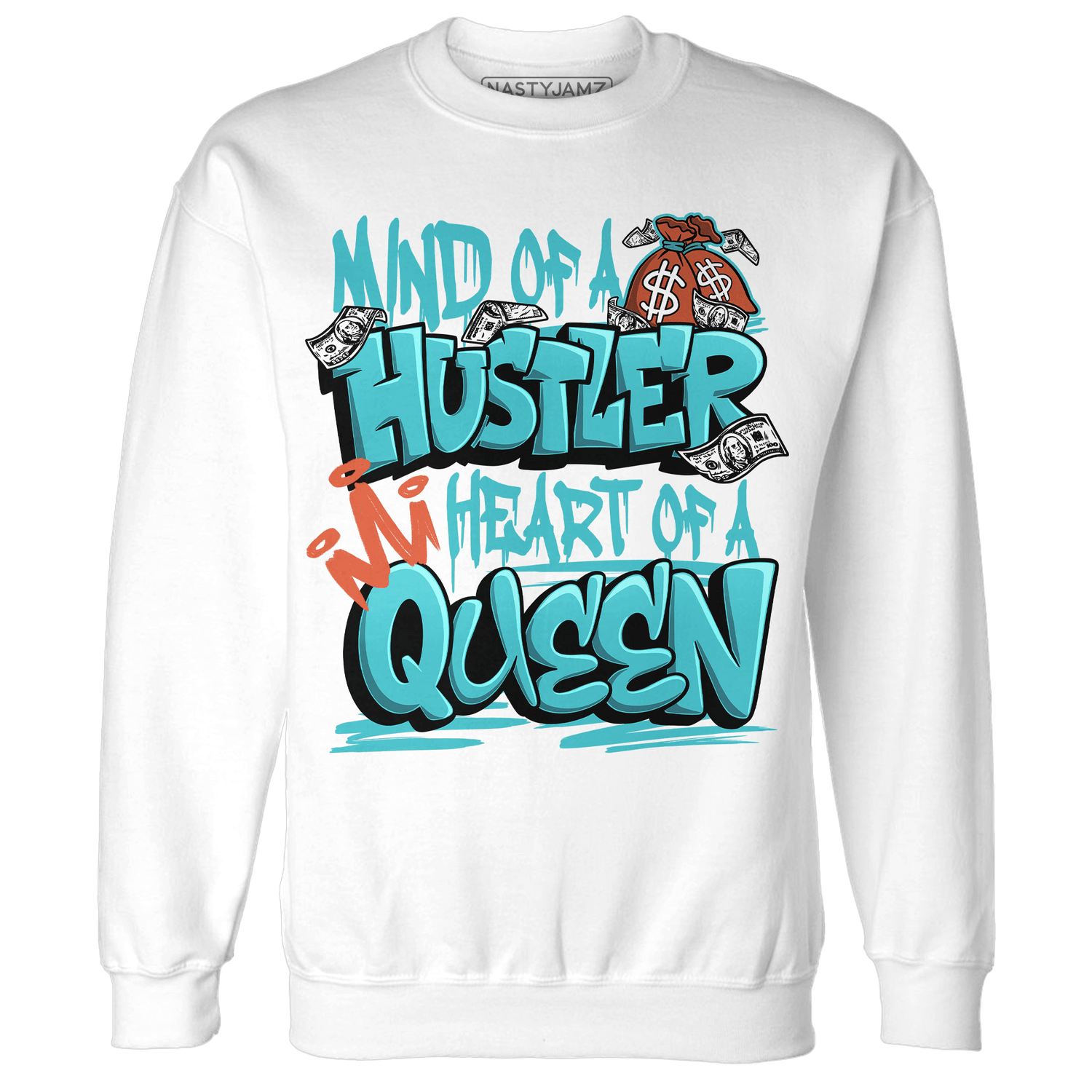 Dunk Low Dolphins Sweatshirt Match Hustler Heart Queen - NastyJamz