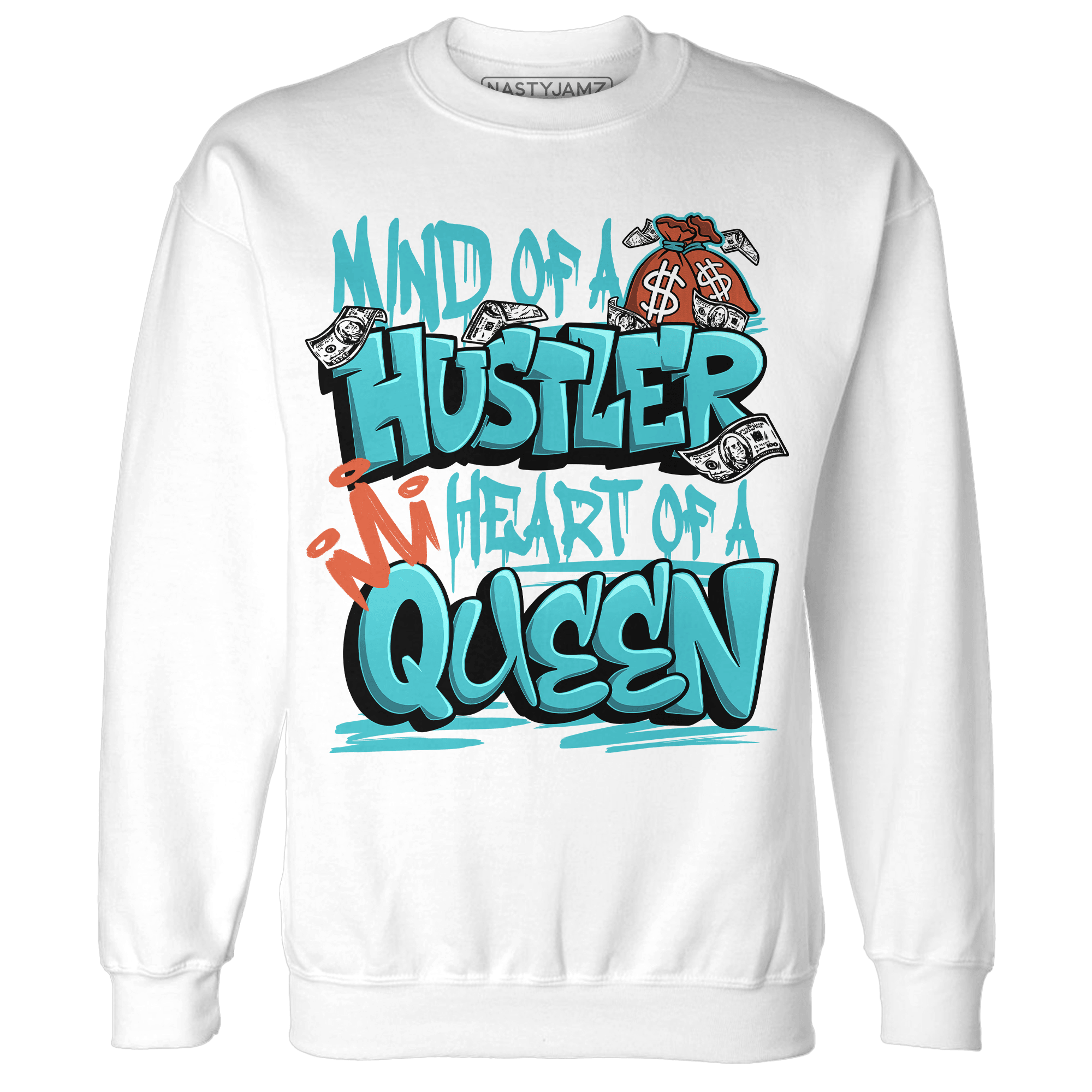 Dunk Low Dolphins Sweatshirt Match Hustler Heart Queen - NastyJamz