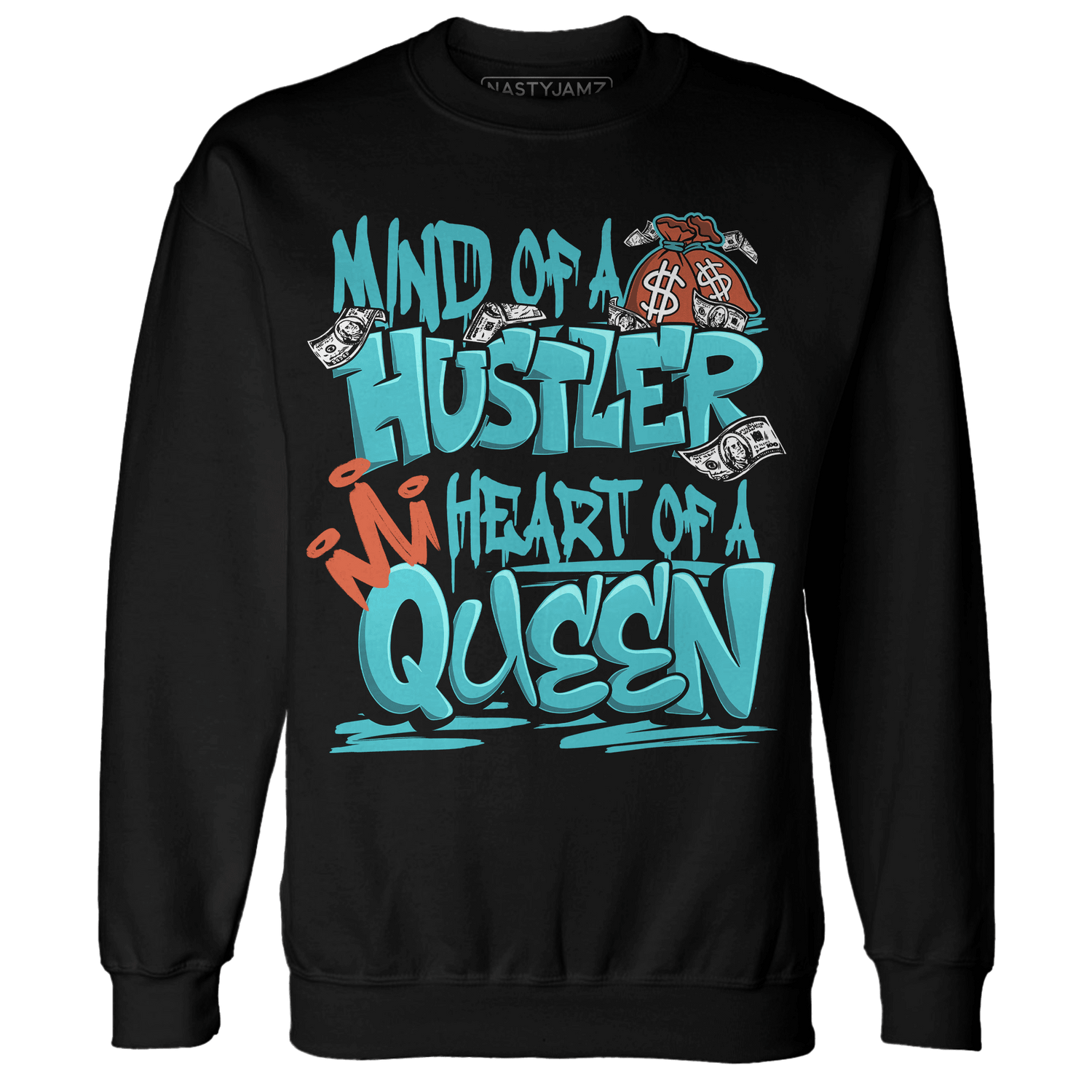 Dunk Low Dolphins Sweatshirt Match Hustler Heart Queen - NastyJamz