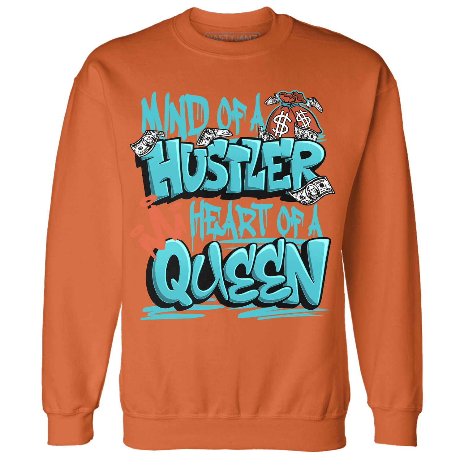 Dunk Low Dolphins Sweatshirt Match Hustler Heart Queen - NastyJamz