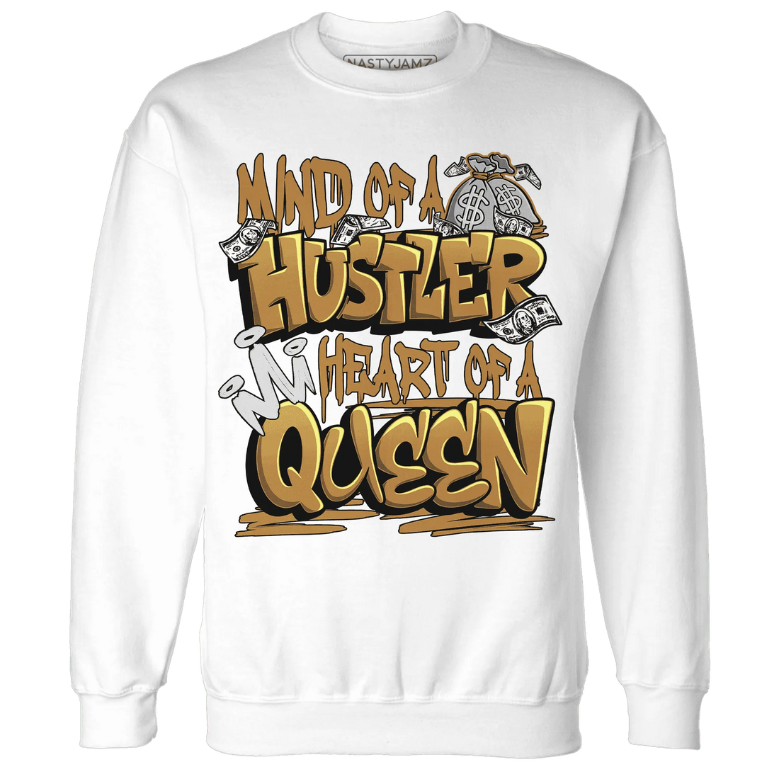 Dunk-Low-Retro-Wheat-Orange-NastyJamz-Sweatshirt-Match-Hustler-Heart-Queen