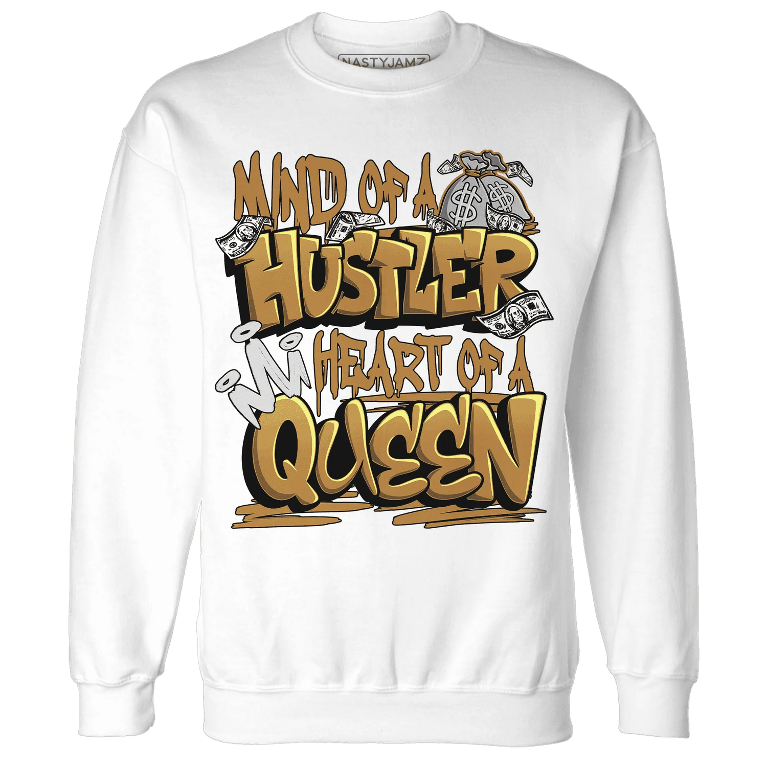 Dunk-Low-Retro-Wheat-Orange-NastyJamz-Sweatshirt-Match-Hustler-Heart-Queen