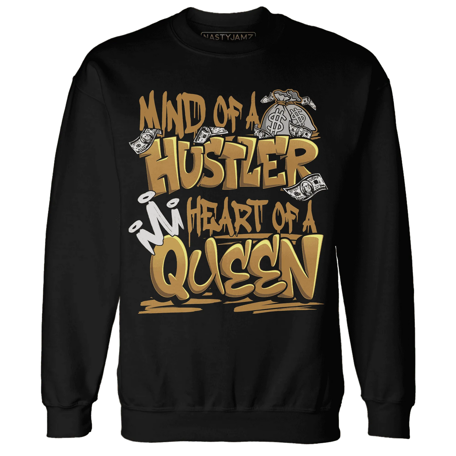 Dunk-Low-Retro-Wheat-Orange-NastyJamz-Sweatshirt-Match-Hustler-Heart-Queen