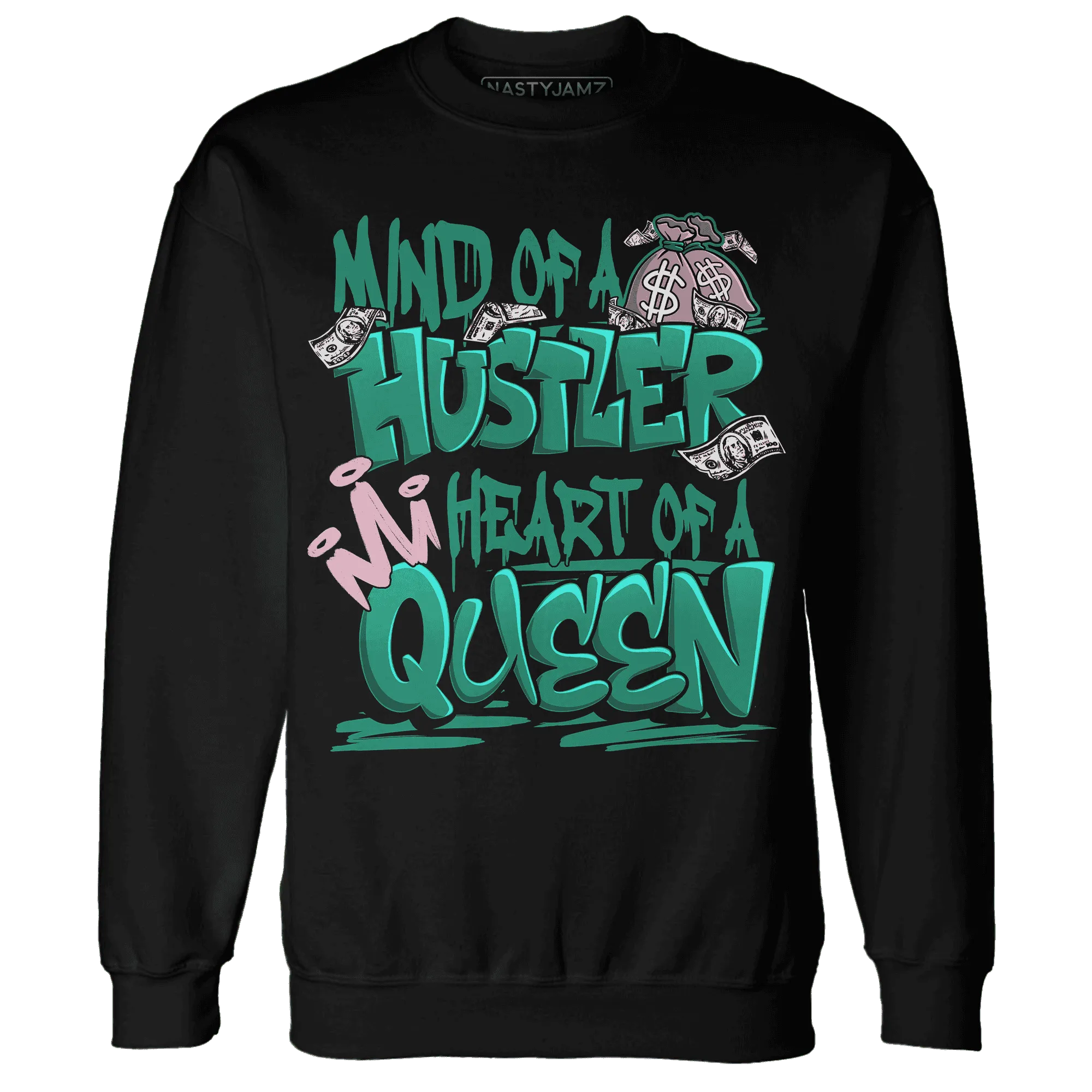 NastyJamz-Dunk-Pink-Malachite-Medium-Soft-Low-Sail-Sweatshirt-Match-Hustler-Heart-Queen