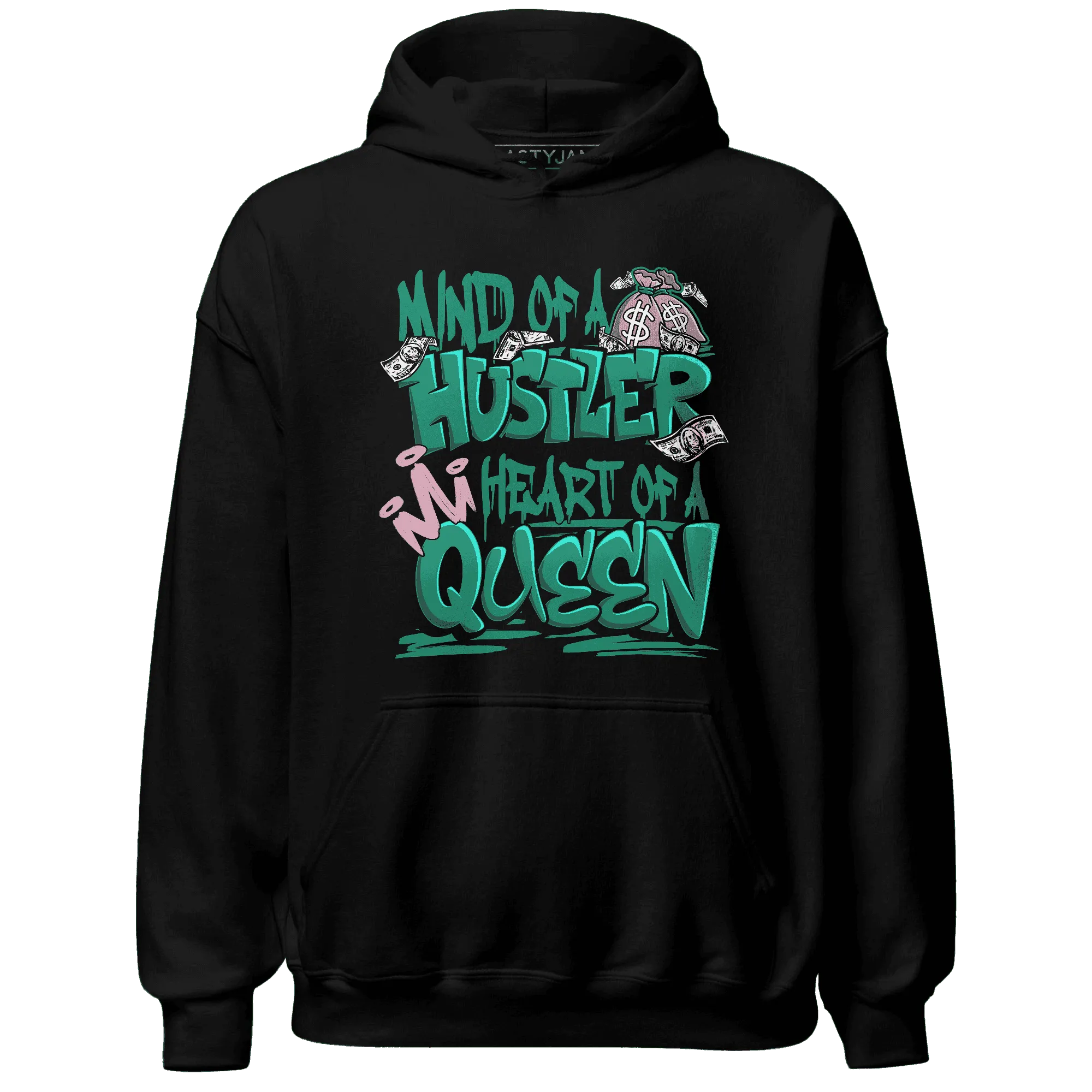 NastyJamz-Dunk-Pink-Malachite-Medium-Soft-Low-Sail-Hoodie-Match-Hustler-Heart-Queen