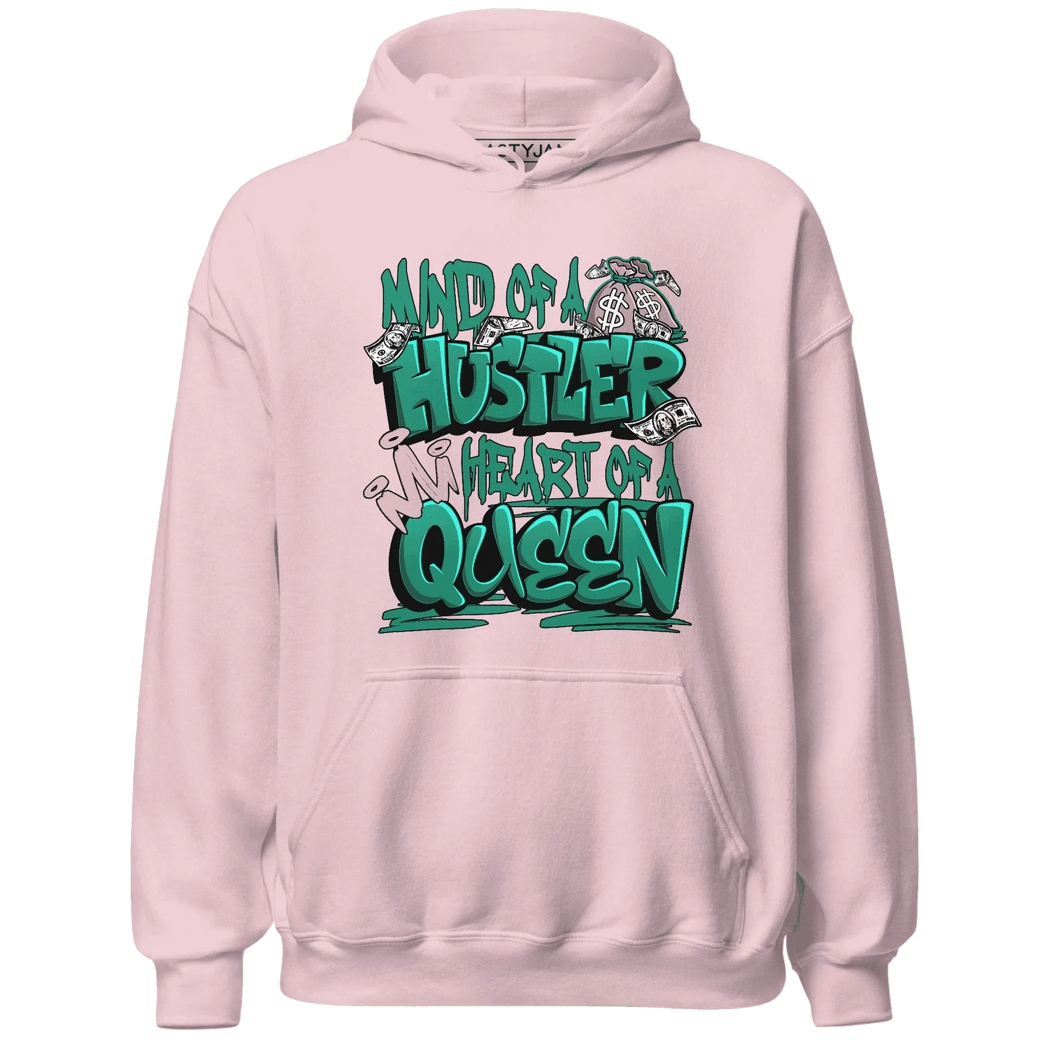 NastyJamz-Dunk-Pink-Malachite-Medium-Soft-Low-Sail-Hoodie-Match-Hustler-Heart-Queen