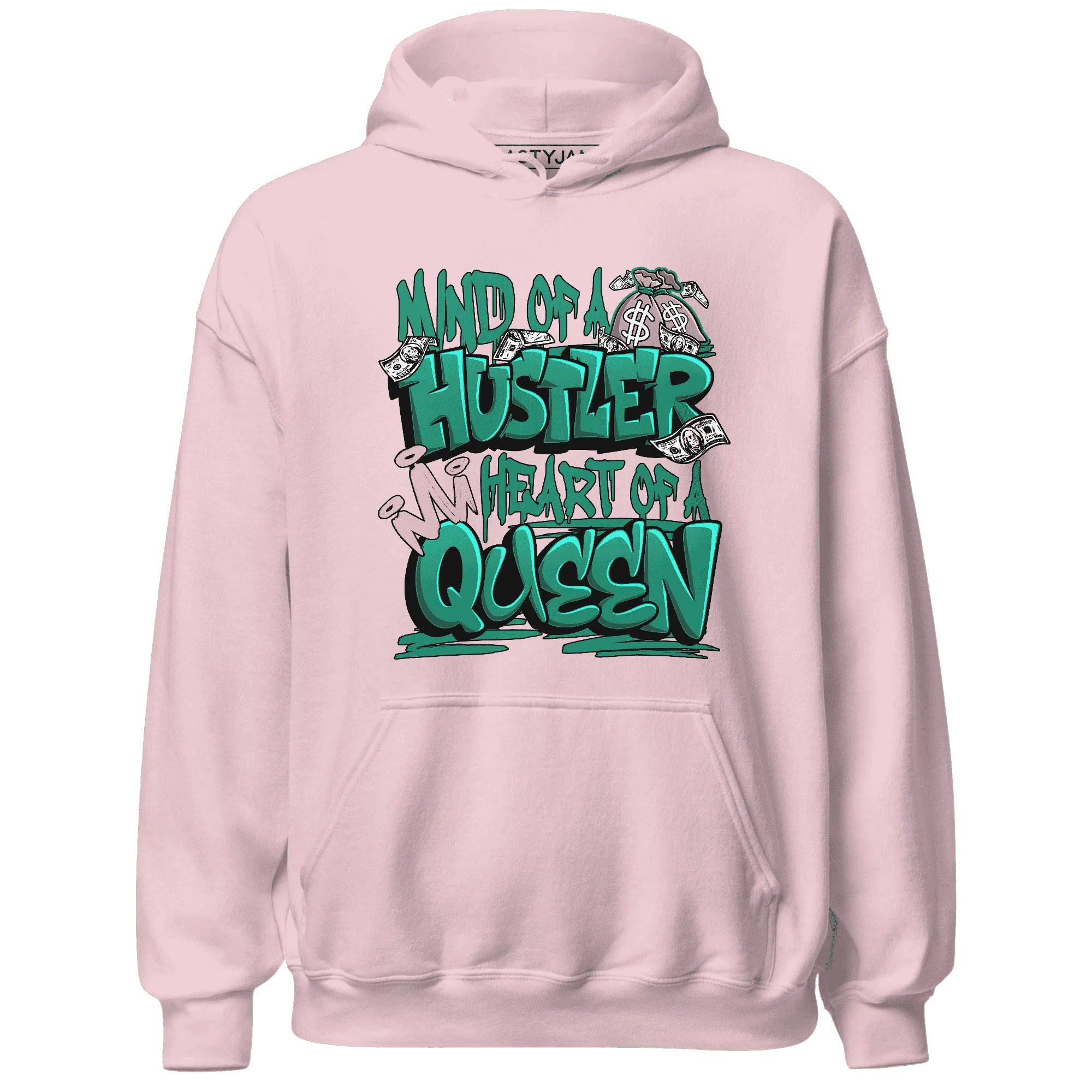 NastyJamz-Dunk-Pink-Malachite-Medium-Soft-Low-Sail-Hoodie-Match-Hustler-Heart-Queen