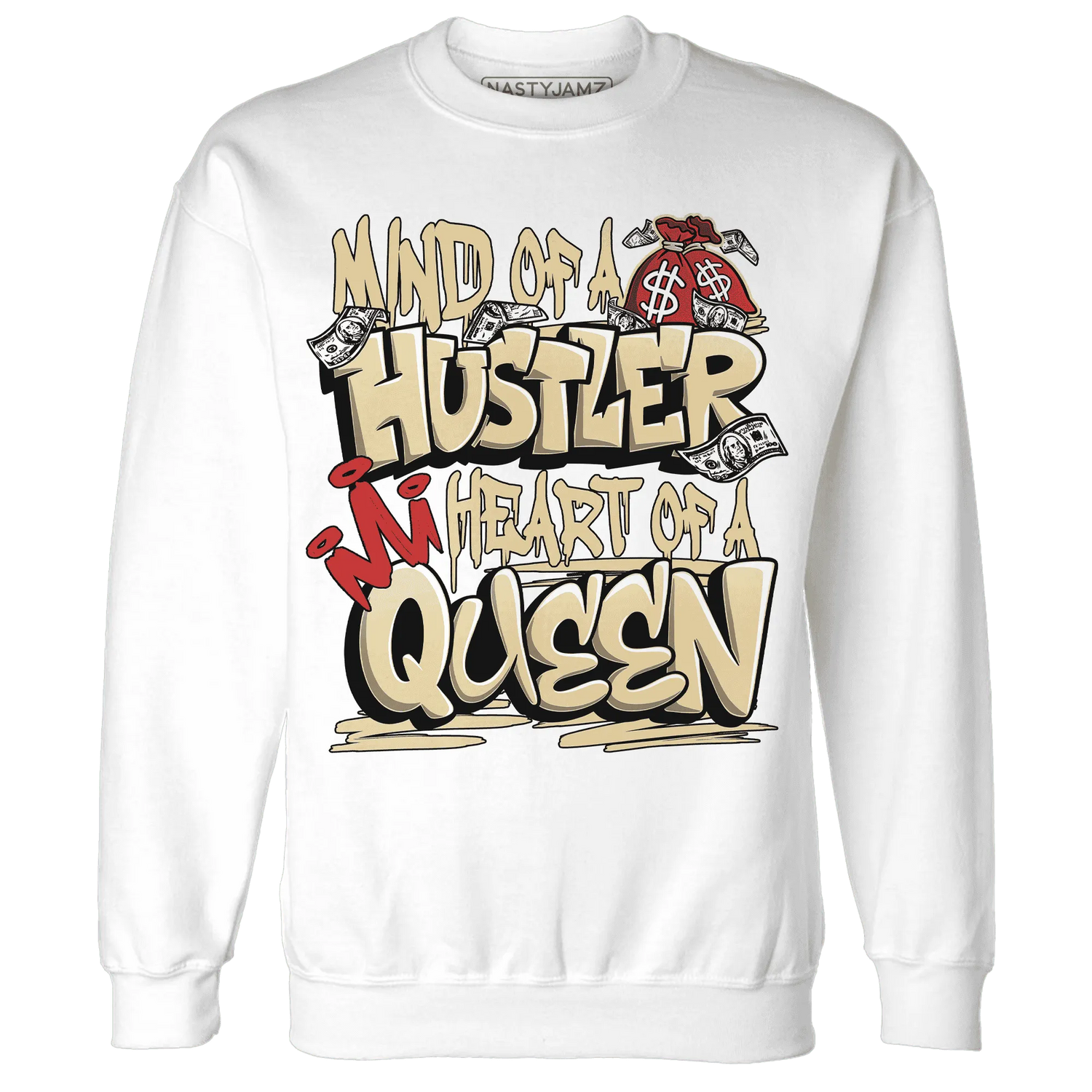 Dunk-Strawberry-Waffle-NastyJamz-Sweatshirt-Match-Hustler-Heart-Queen