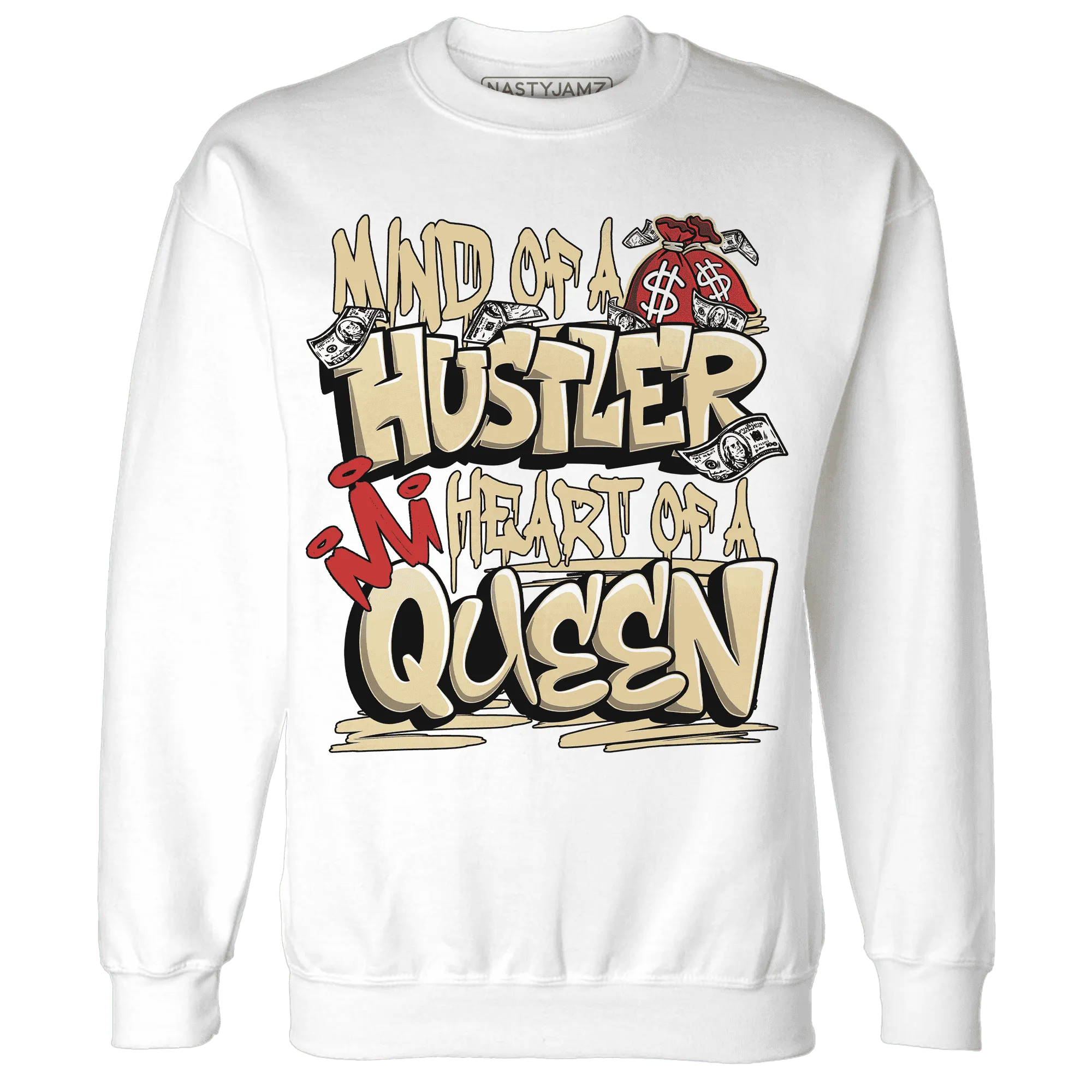 Dunk-Strawberry-Waffle-NastyJamz-Sweatshirt-Match-Hustler-Heart-Queen
