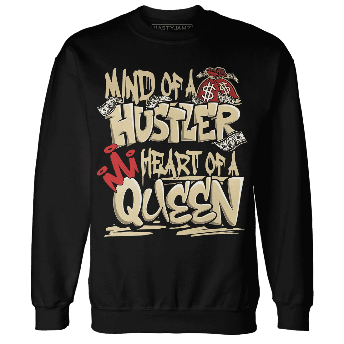 Dunk-Strawberry-Waffle-NastyJamz-Sweatshirt-Match-Hustler-Heart-Queen