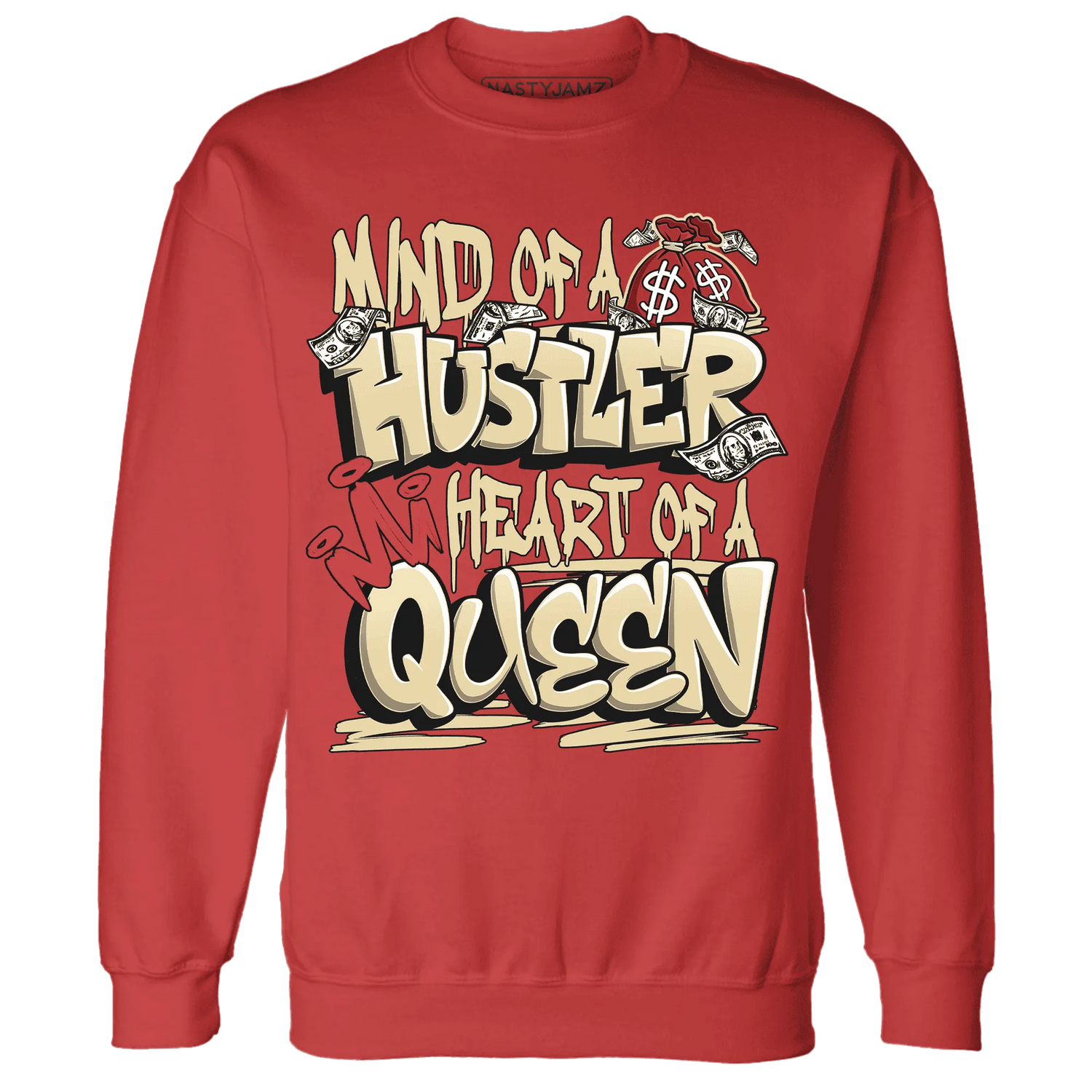 Dunk-Strawberry-Waffle-NastyJamz-Sweatshirt-Match-Hustler-Heart-Queen