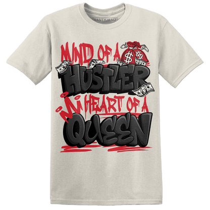 Jumman Jack Universityy Red T Shirt Match Hustler Heart Queen - NastyJamz