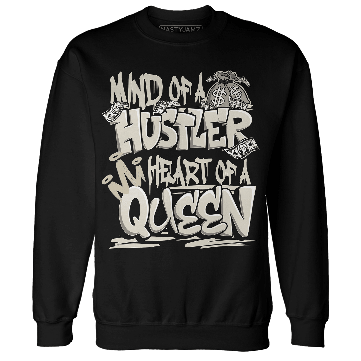 Gratitude 11s Sweatshirt Match Hustler Heart Queen - NastyJamz