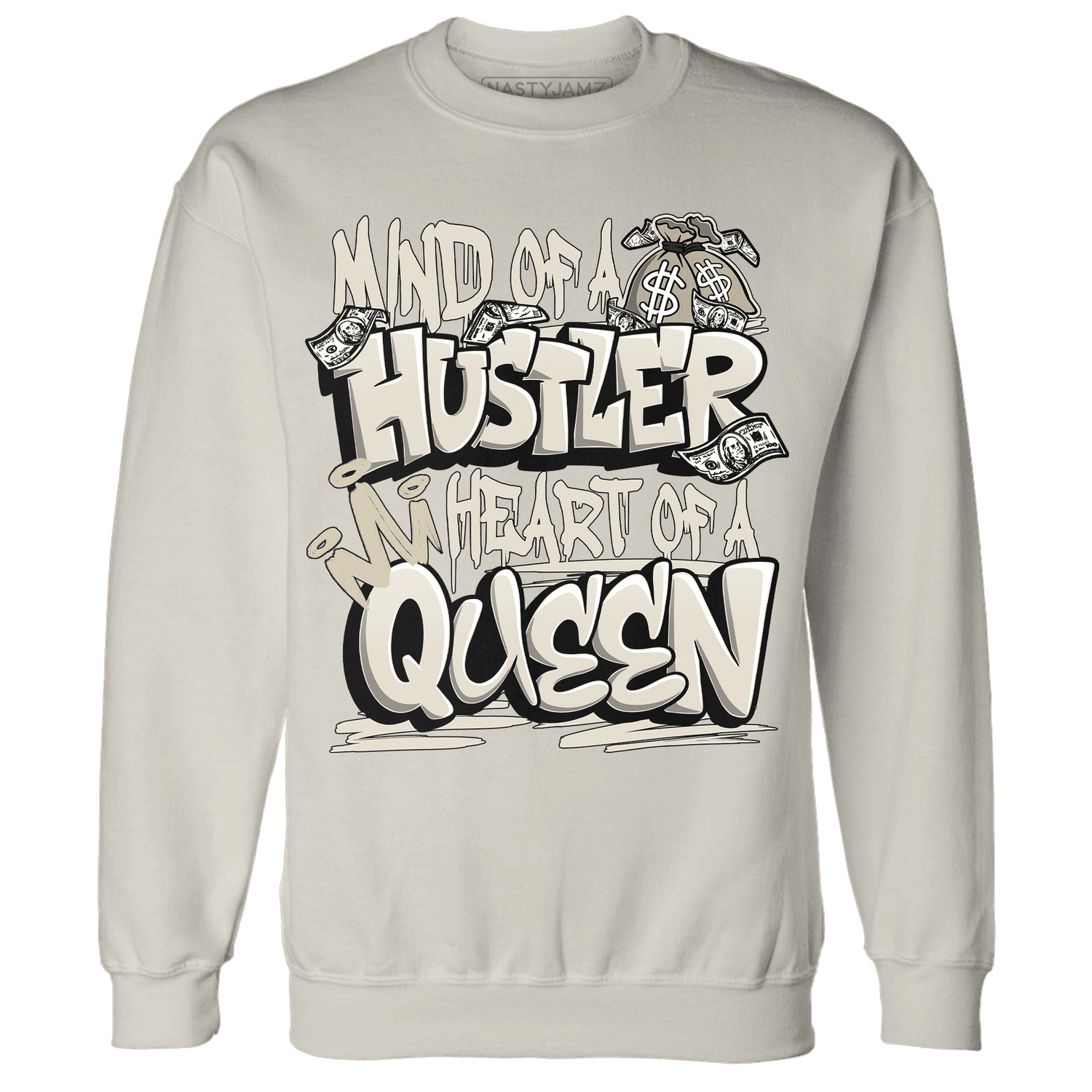 Gratitude 11s Sweatshirt Match Hustler Heart Queen - NastyJamz